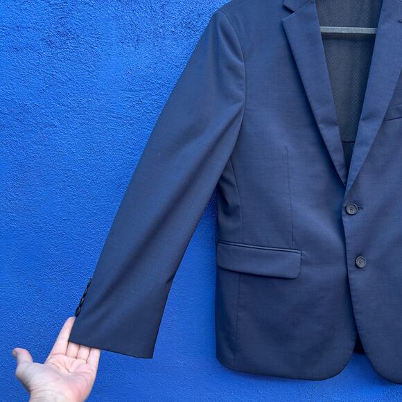 awearness by kenneth cole navy blazer - Picture 5 of 6